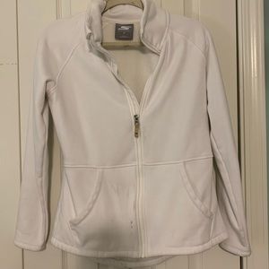 White jacket with pockets